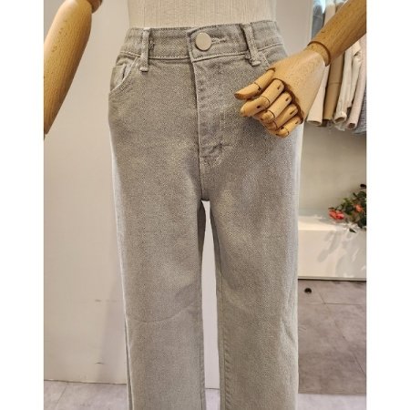 인밴딩 일자 팬츠