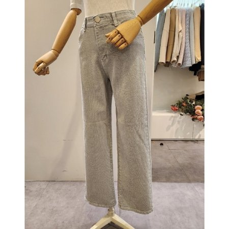 인밴딩 일자 팬츠