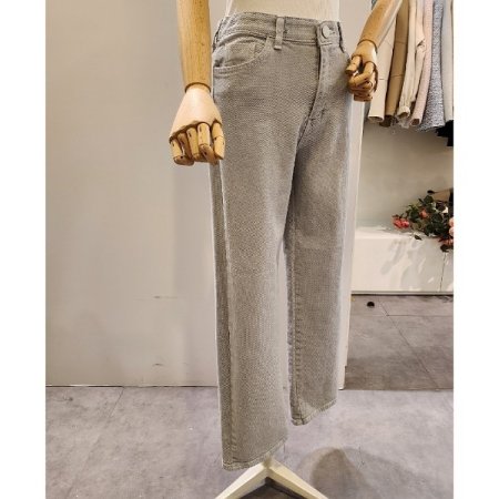 인밴딩 일자 팬츠