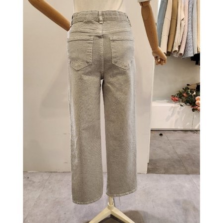 인밴딩 일자 팬츠