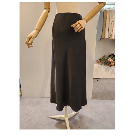 무지 롱 스커트