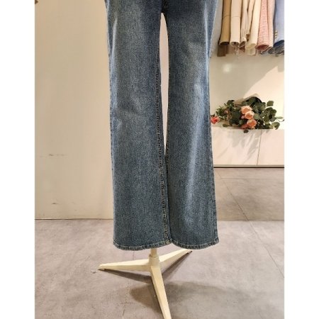 워싱 부츠컷 데님 팬츠