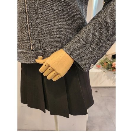 카라 집업 자켓