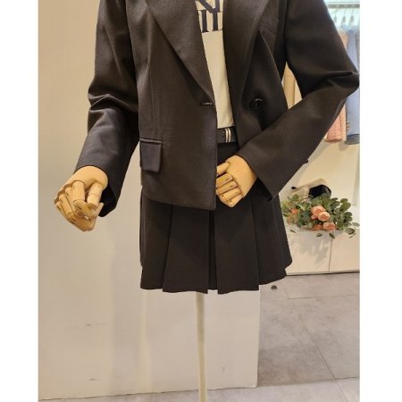 원버튼 숏 자켓