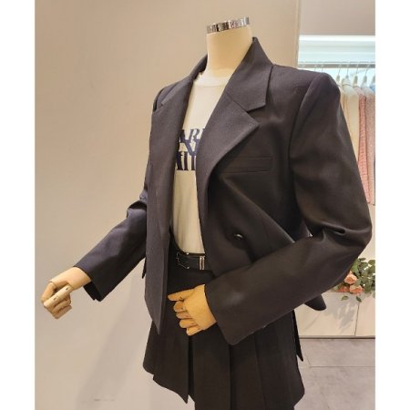 원버튼 숏 자켓