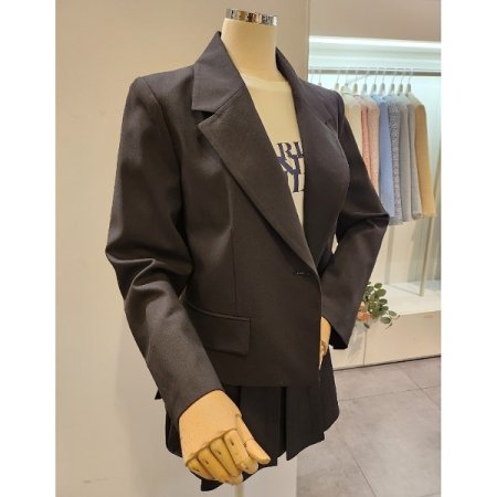 원버튼 숏 자켓