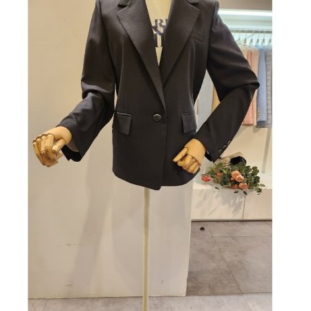 싱글 기본 하프 자켓