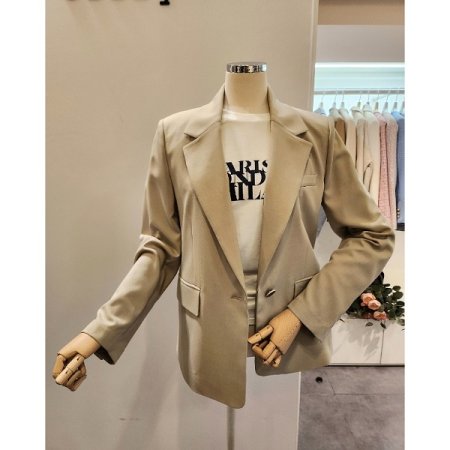 싱글 기본 하프 자켓