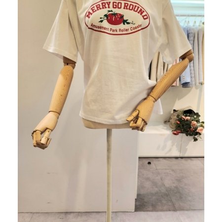 과일 레터링 반팔 티셔츠