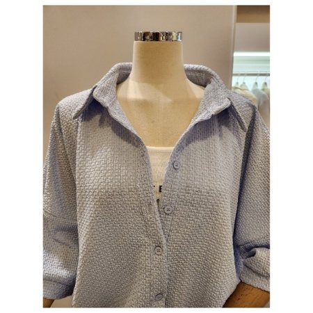 밑단 스트링 루즈핏 블라우스