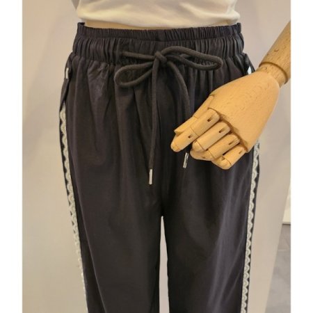 양 레이스 투웨이 팬츠