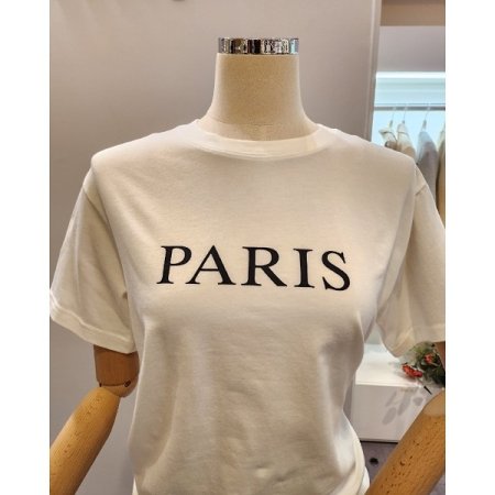 기본 레터링 반팔 티셔츠