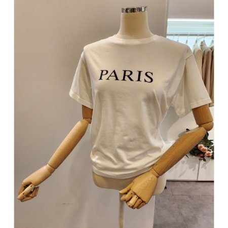 기본 레터링 반팔 티셔츠