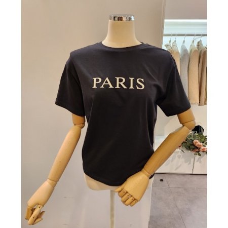 기본 레터링 반팔 티셔츠