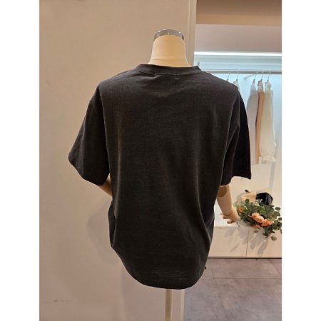 비치 레터링 티셔츠