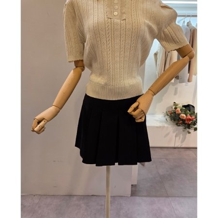 프릴카라 펀칭 니트