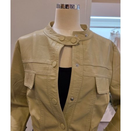 노카라 페이크포켓 레자자켓