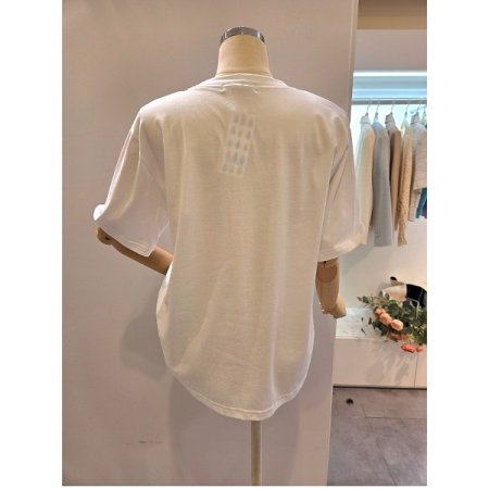 도그 레터링 티셔츠