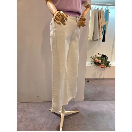 인밴딩 무지 와이드 팬츠