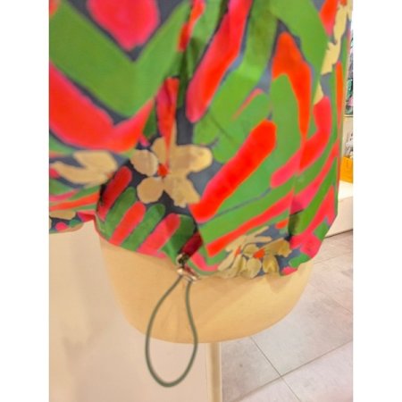 양 스트링 프린트 셔츠