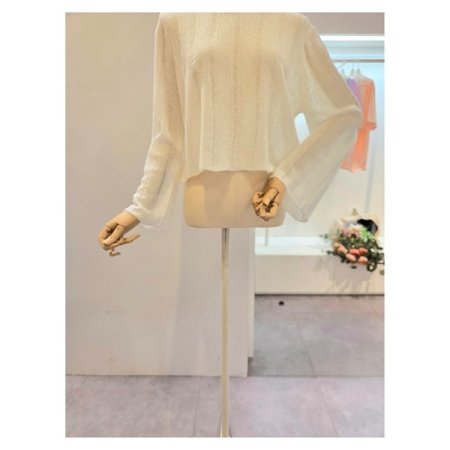 루즈핏 부클 니트