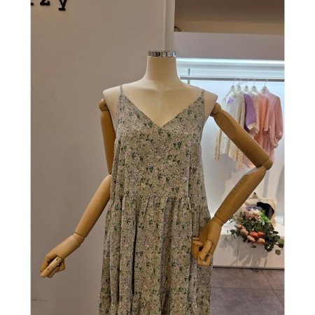 끈 롱 원피스 헤어밴드 세트