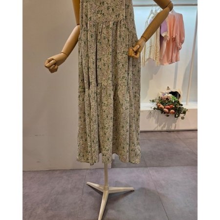 끈 롱 원피스 헤어밴드 세트