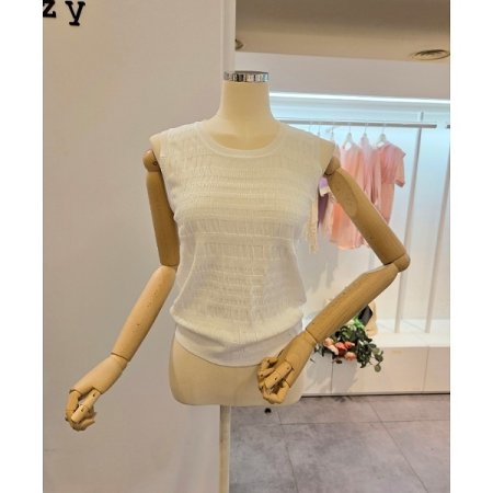 기본 민소매 니트