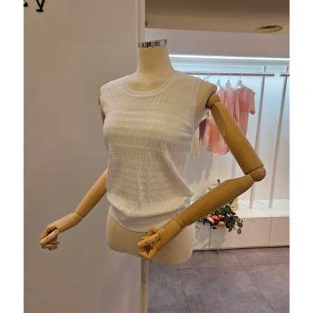 기본 민소매 니트