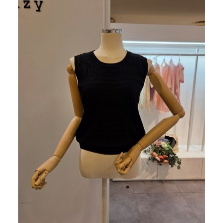 기본 민소매 니트