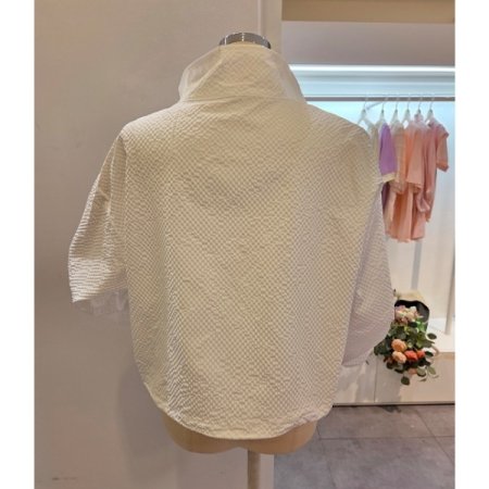 하이넥 스트링 집업 점퍼