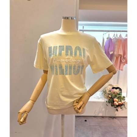 영문 빅 레터링 티셔츠