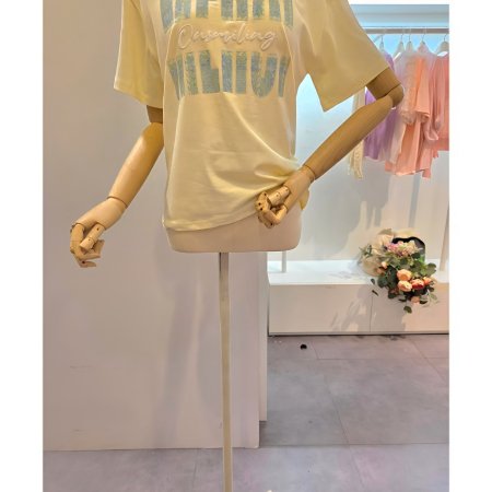 영문 빅 레터링 티셔츠