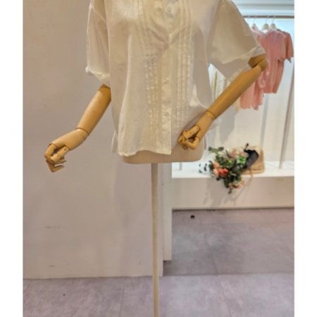 양 트임 카라 셔츠