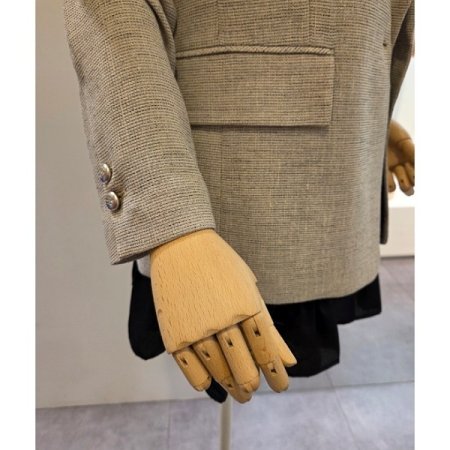 베이직 싱글 하프 자켓