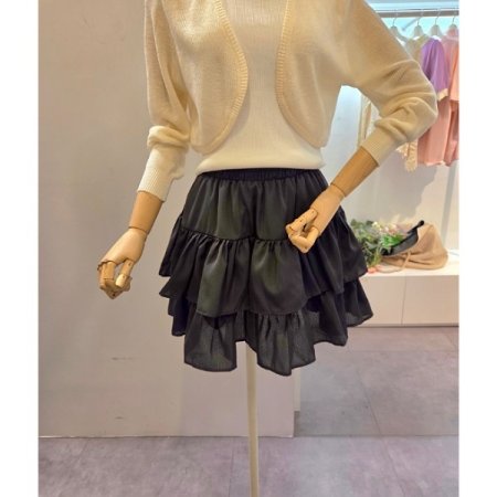 오픈 미니 숏 가디건