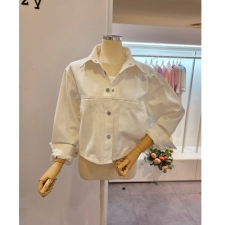 양포켓 무지 캐쥬얼자켓