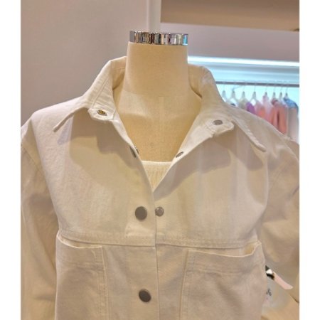 양포켓 무지 캐쥬얼자켓