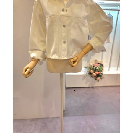 양포켓 무지 캐쥬얼자켓