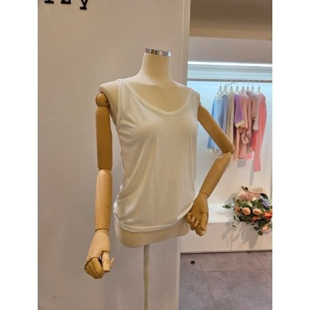 베이직 끈 탑 티셔츠