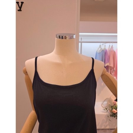 기본 무지 끈 티셔츠