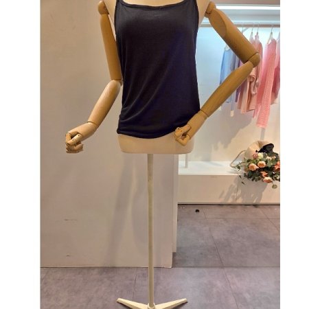 기본 무지 끈 티셔츠