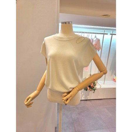 가오리핏 라운드넥 티셔츠