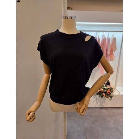 가오리핏 라운드넥 티셔츠