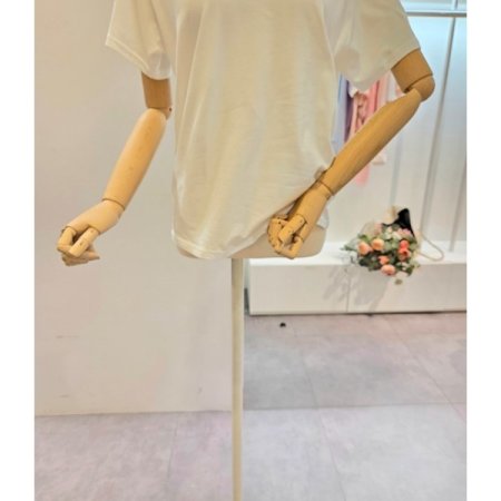 프린팅 라운드넥 티셔츠