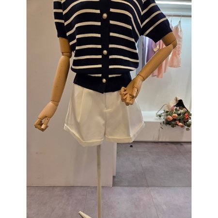 세일러카라 스트라이프 가디건