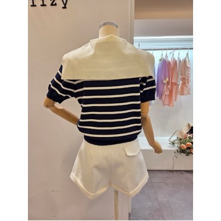 세일러카라 스트라이프 가디건