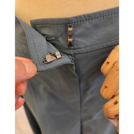 뒷밴딩 투턱 통 와이드팬츠