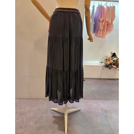 캉캉 롱 스커트 벨트 세트