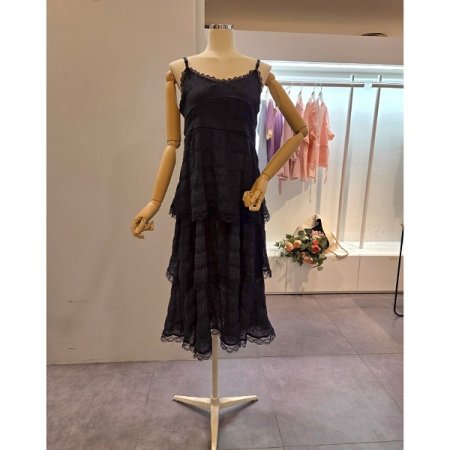 캉캉 프릴 레이스 원피스